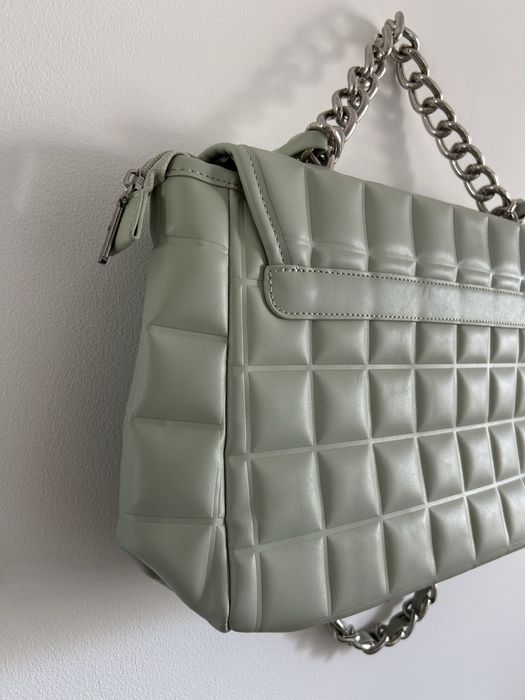 Mala de ombro menta / prateado64585351586179124