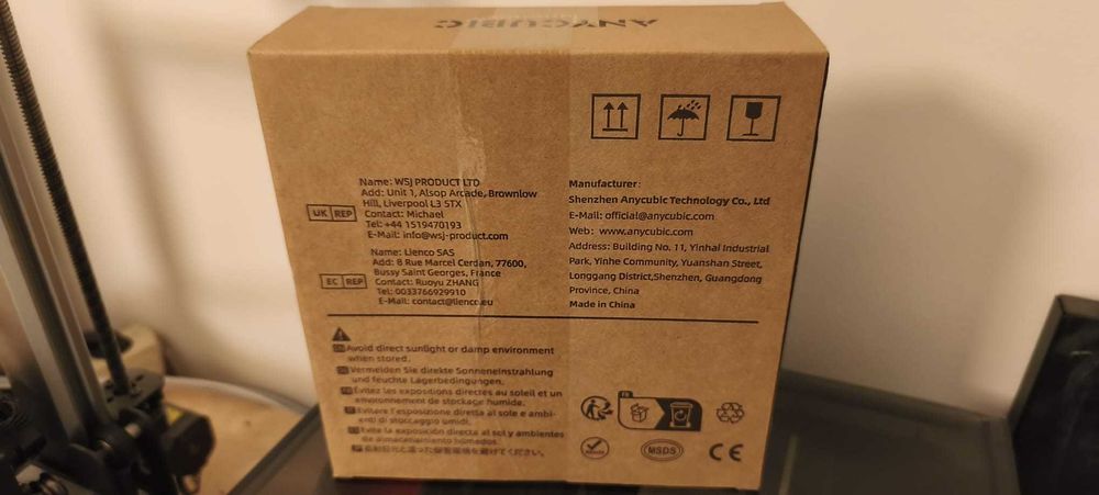 Filamentos PLA Anycubic 1.75mm 1kg (Novos)