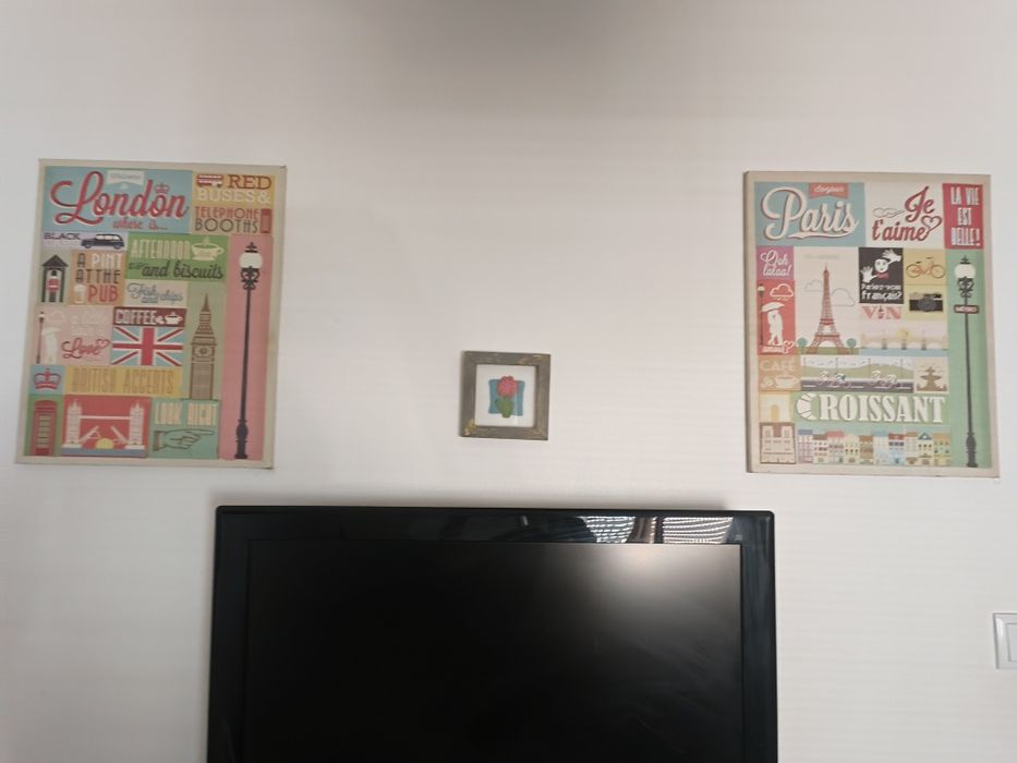 Dois quadros de London e Paris