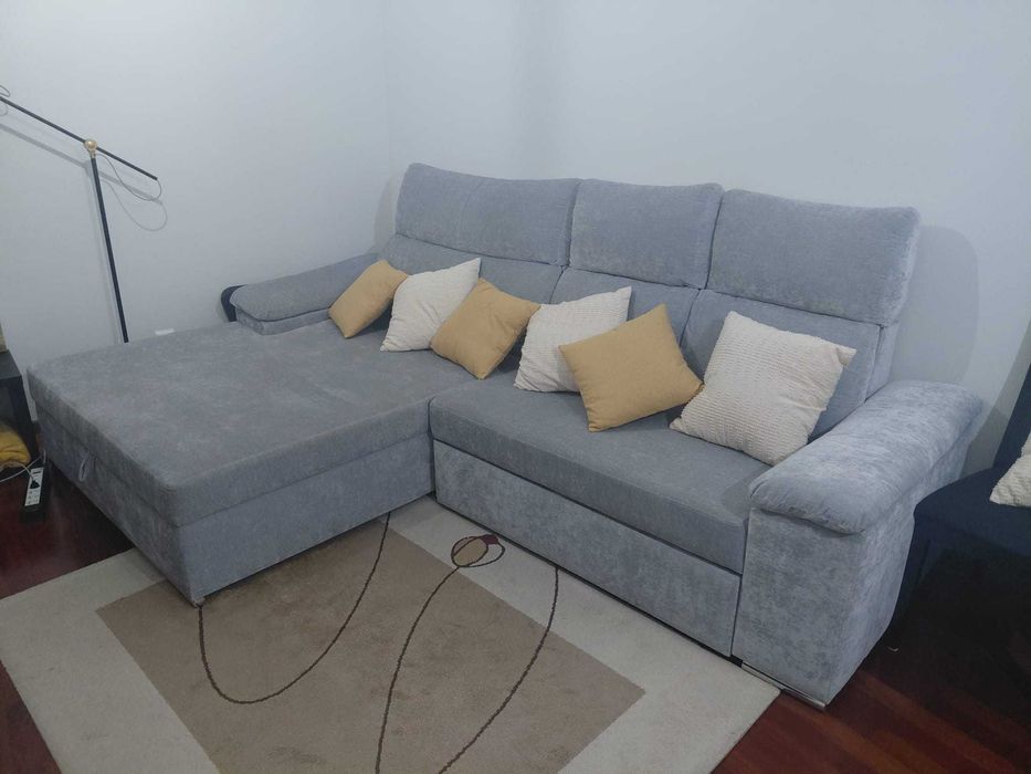 Sofá Cama Cinzento