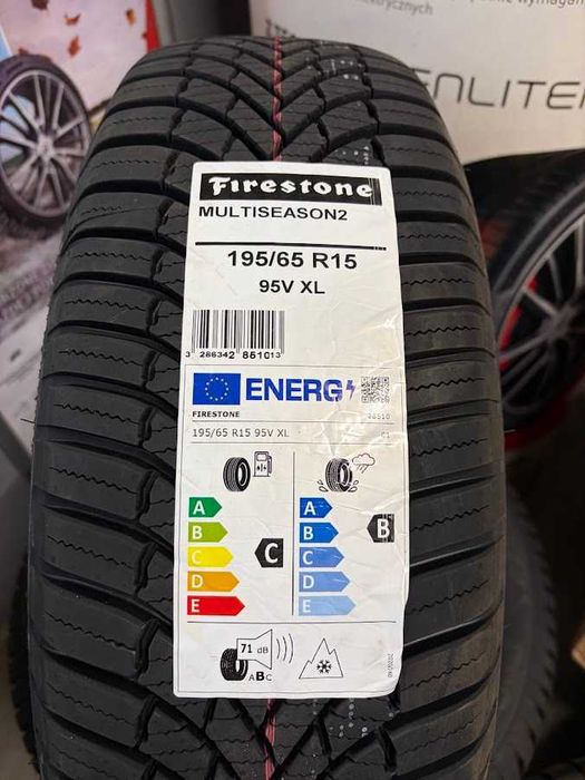 195/65R15 Firestone cztery nowe opony całoroczne 2026