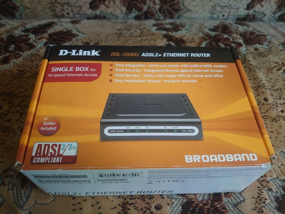 Модем D-link DSL-2500U. Новий.