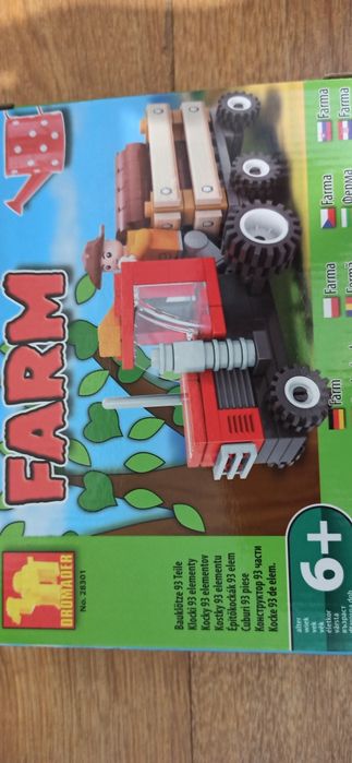 Klocki traktor farm