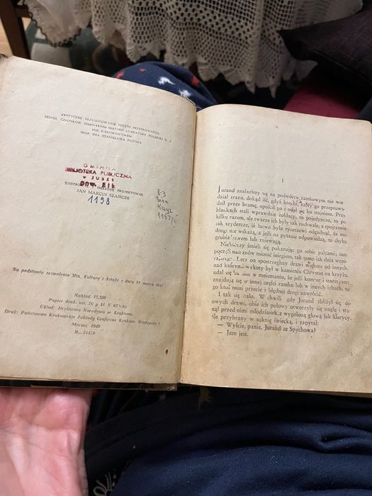 Krzyżacy tom 2 wydanie z 1949r