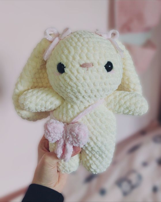 Maskotka królik handmade