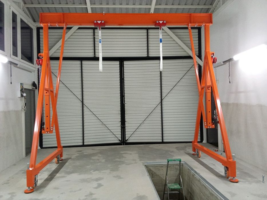 Mobilna suwnica bramowa, wciągarka, wciągnik, dźwig