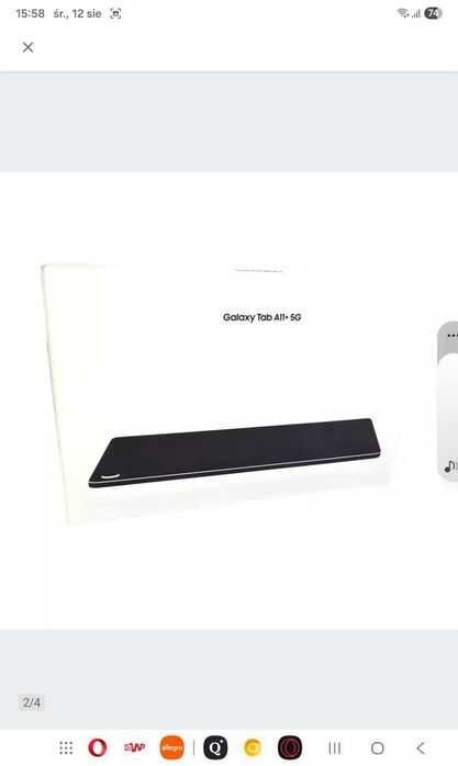 EXTRA TABLET SAMSUNG A11 X236. Gwarancja producenta. Ekran 11 cali. Pamięć 6/128gb. Bateria 7000
