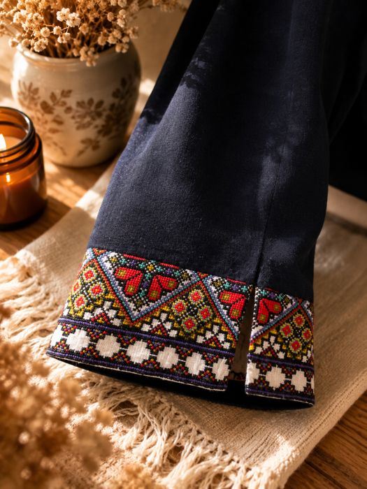 Сукня вишита, Вишиванка, Платя Нитки DMC