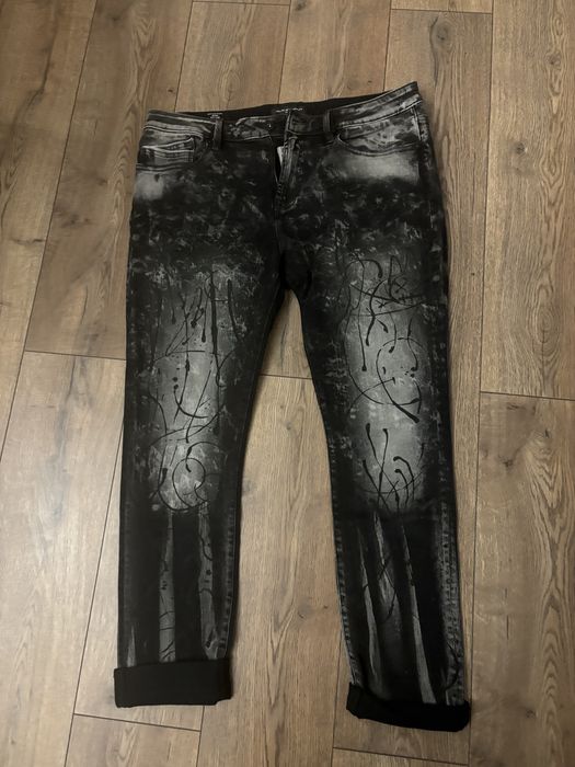 Spodnie jeansy czarne meskie