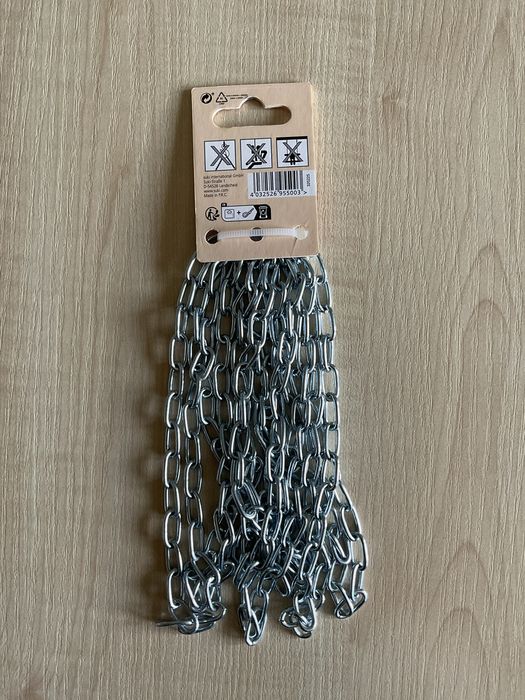 Łańcuch dekoracyjny 2 mm x 2.5 m stal