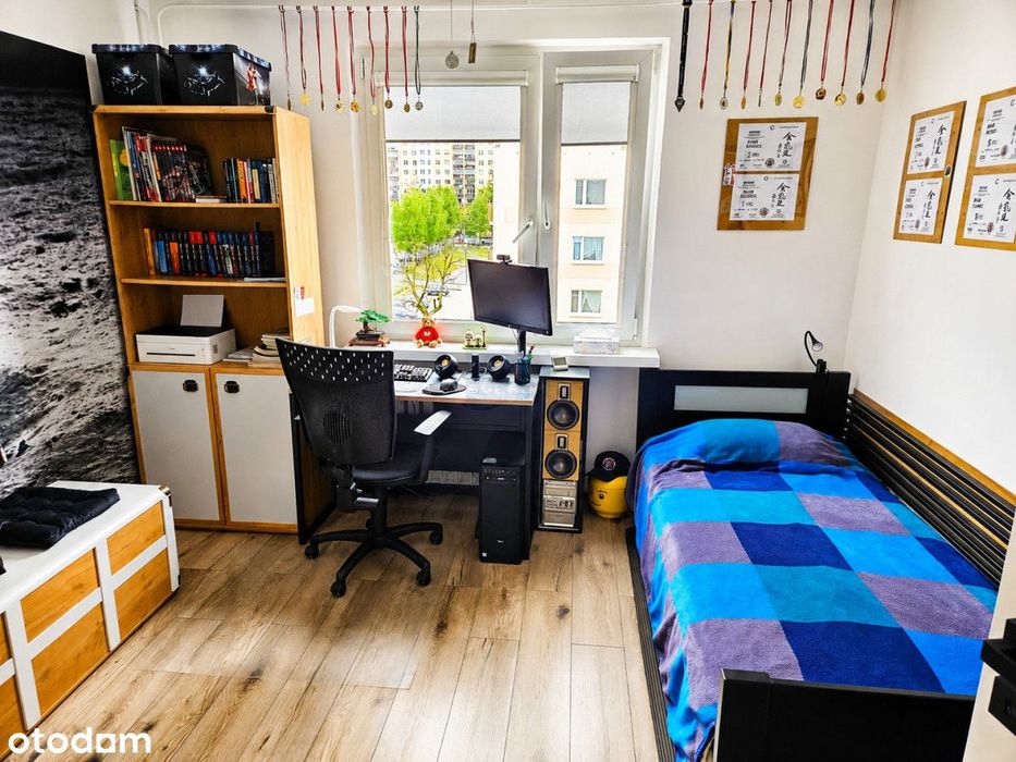 Północ, 2 pokoje, duży balkon, widok na las! - Widok 4