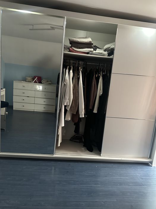 biała szafa połtsyk 210 260