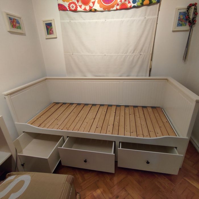 Cama dupla Hemnes branca IKEA