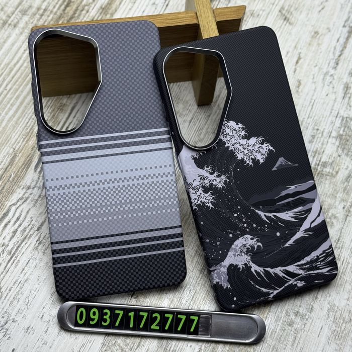 Чохол тонкий Proove Gleam MagSafe на Samsung S26 Ultra/ S25 Ultra. Carbon Style Чехол