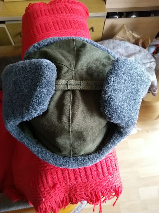 Czapka uszatka Czechosłowacja.