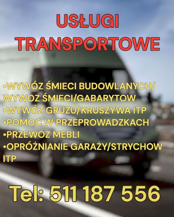 Wywóz Gruzu | Opróżnianie | Roboty Ziemne | Pomoc kolo domu |