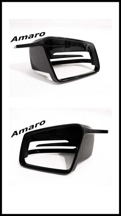 Capas de Espelhos Carbono/Preto (Mercedes AMG W176, W246, W204, W212)