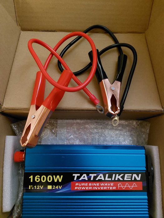 Інвертор для акумулятора з чистою синусоїдою, з 12v до 220v