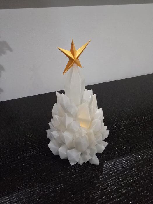 Árvore De Natal Cristal com LED