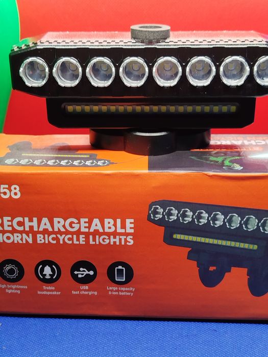 Nowe oświetlenie rowerowe rechargeable gratis wysyłka