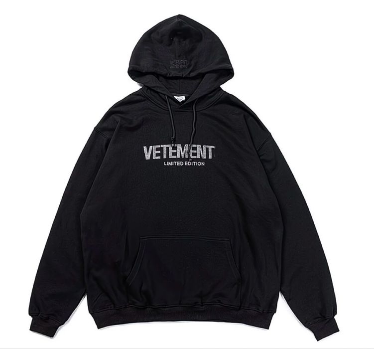 Vetements черный hoodie