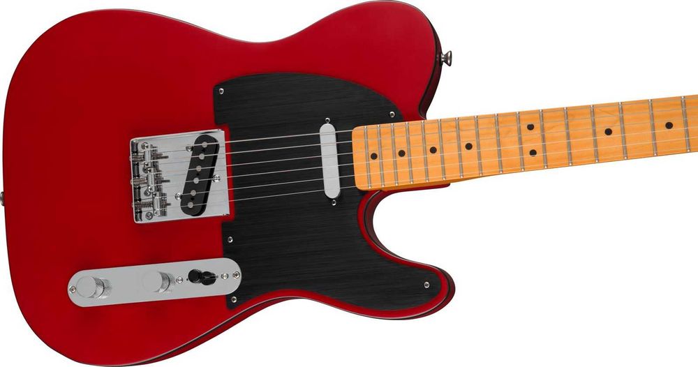 fender sq 40th anni. vintage edition maple fingerboard, black anodized