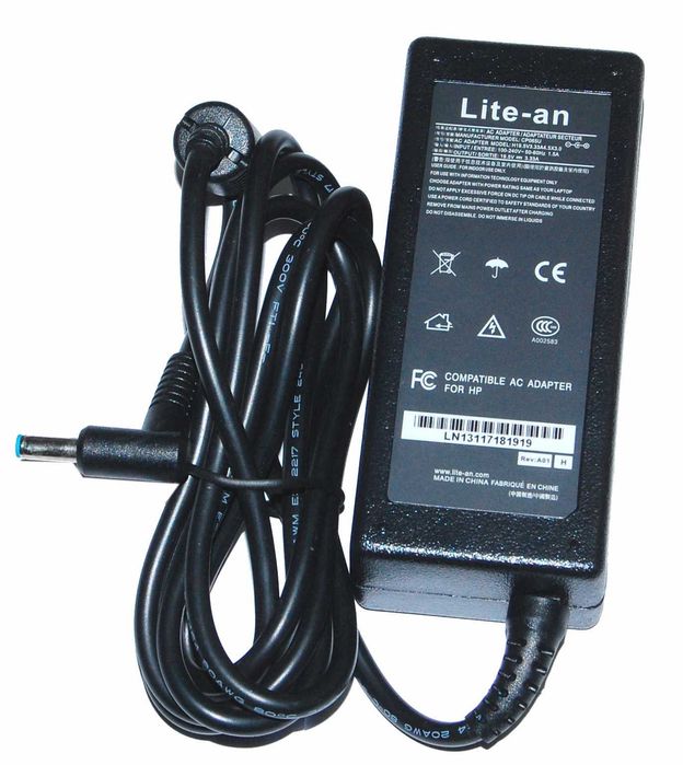 Transf. Compativel HP 19.5V 3.33A 65W Conector 4.5mm x 3.0mm