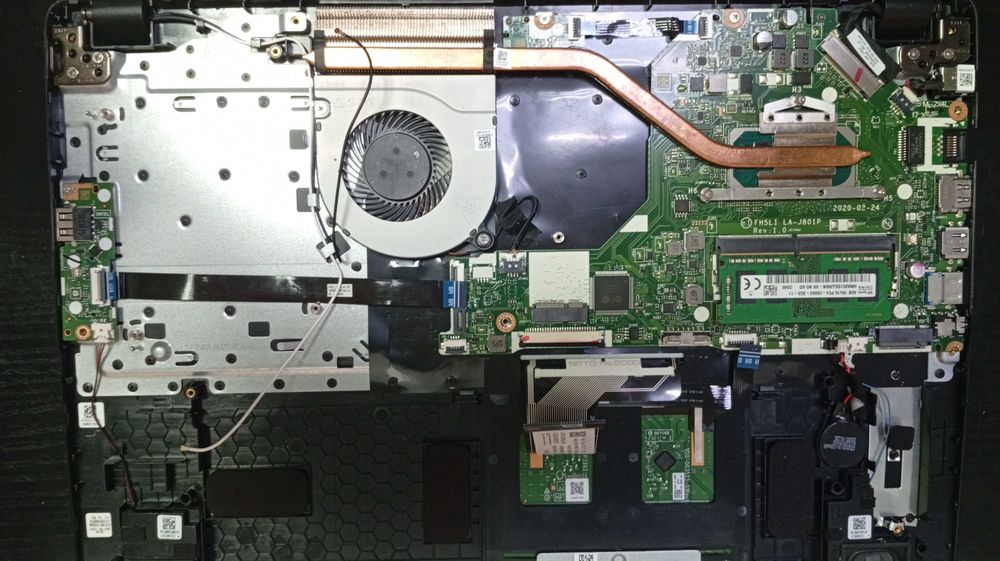 Разборка Acer ex215-52