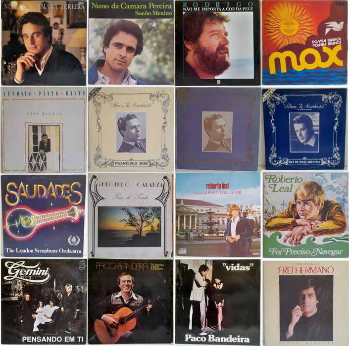 Lps Júlio Iglésias Roberto Carlos Demis Roussos Música Portuguesa