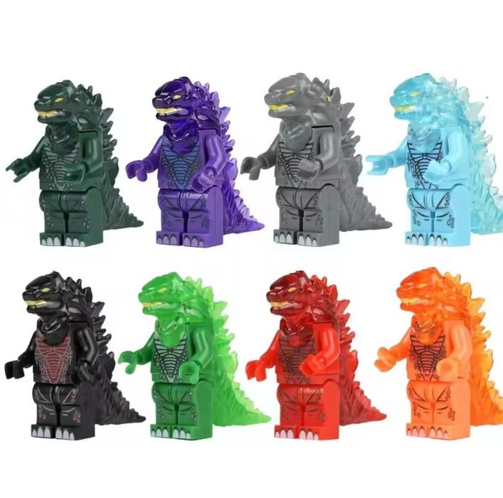 Klocki figurka Godzilla kompatybilne z Lego godzilla figurka godzilagodżilla smok dinozaur