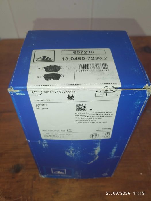 Pastilhas novas travão frente