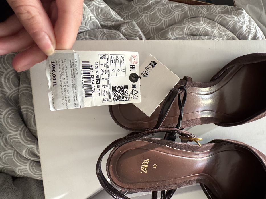 Туфлі июлі лодочки zara 39