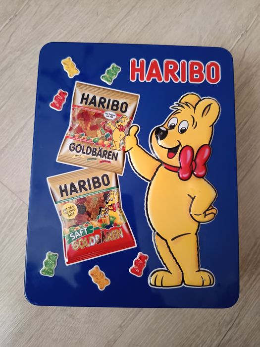 Puszka po żelkach Haribo