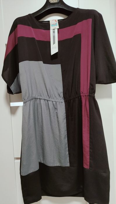 Letnia sukienka 42/44 Marks&Spencer z metką r.14 poliester