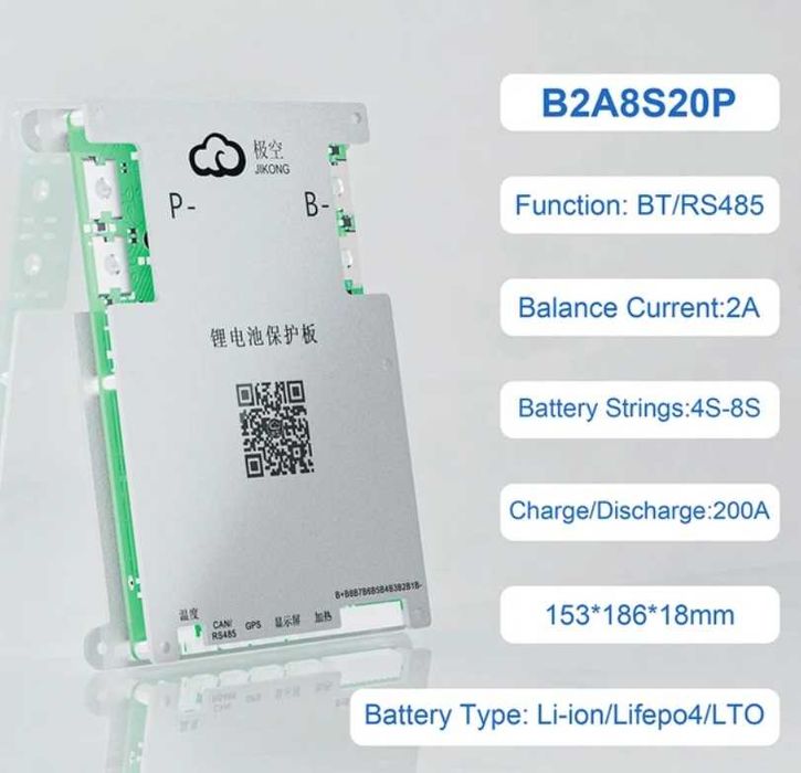 Blutooth BMS Jikong B2A8S20P