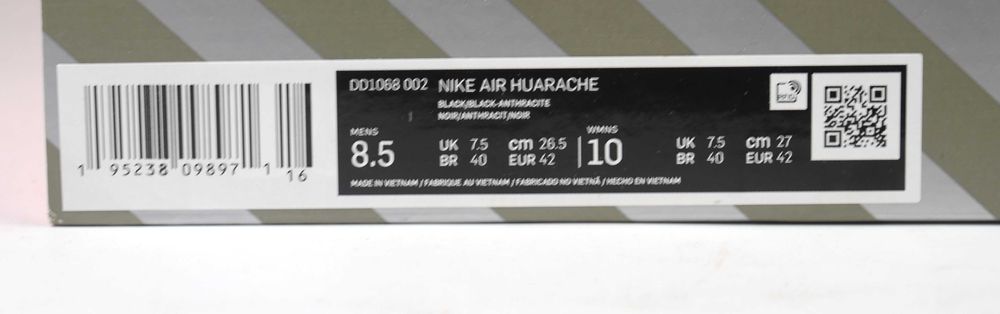 Męskie Buty Nike Air Huarache DD1068 Rozmiar 42
