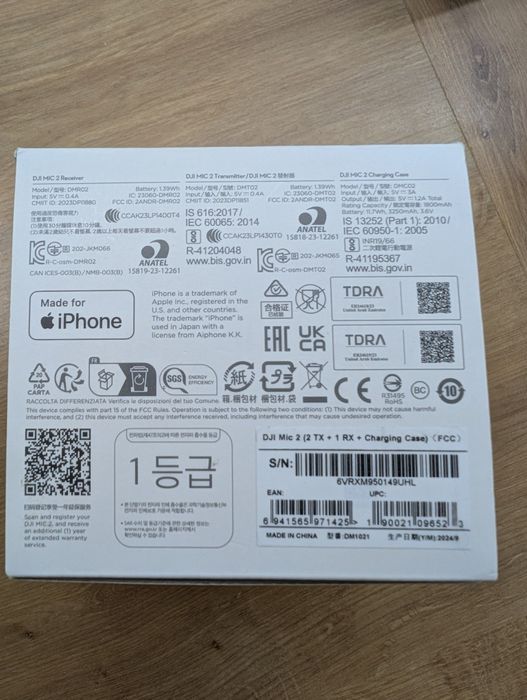 Мікрофон DJI Mic2   (DRM02) , радіосистема