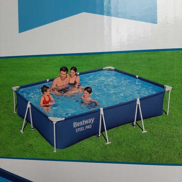 Piscina 3x2x0,66 m Bestway + Bomba filtragem - CANIÇO - MADEIRA