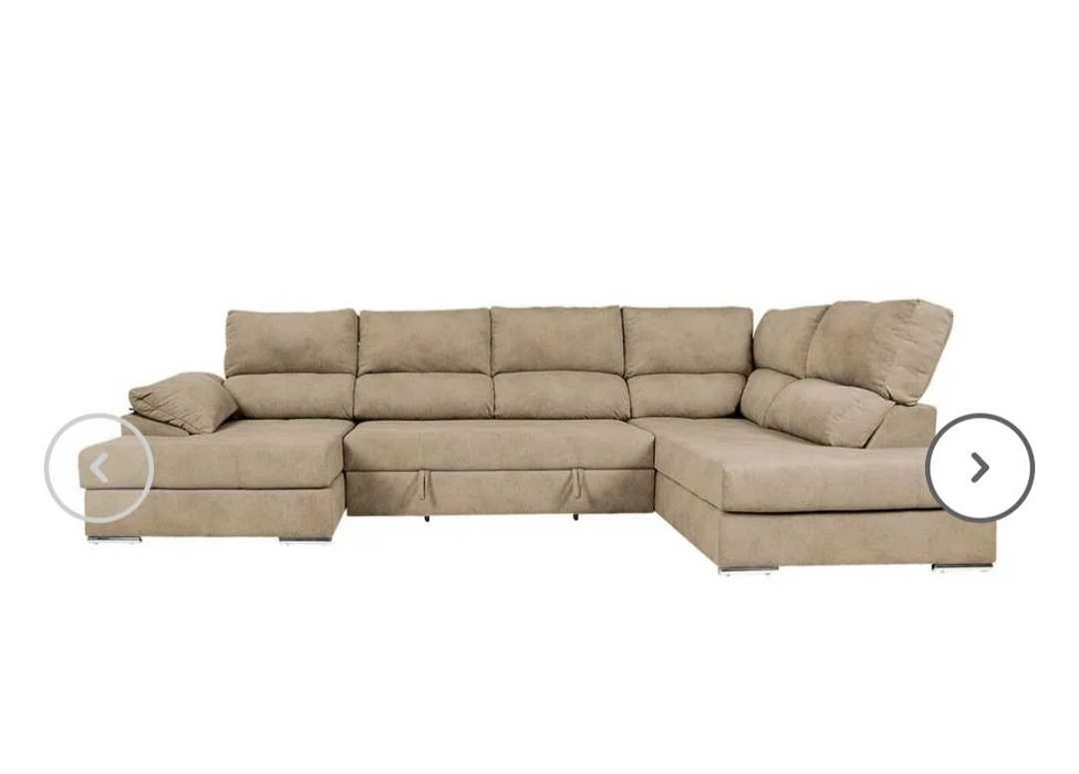 Sofá cama com 2 chaises
