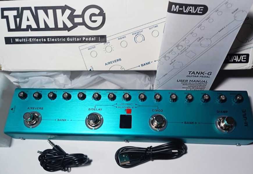 Крутой процессор Mvave TankG для электрогитары заменит целый педалборд