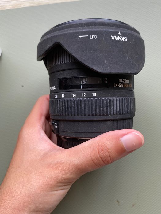 Lente Sigma 10-20mm f/4-5.6 EX DC HSM