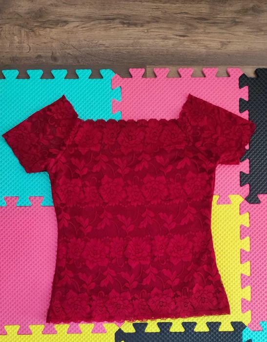 Bluzka damska bordowa New Jorker