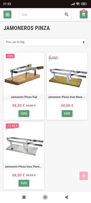 Suporte Para Presuntos em inox