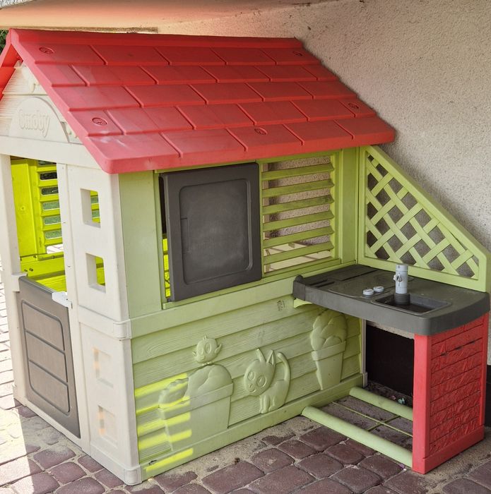 Domek SMOBY Nature z kuchnią 810713