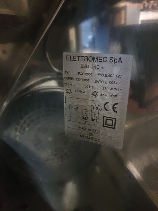 Exaustor Elettromec de 60cm