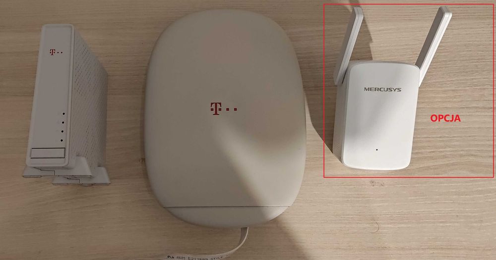 Router T-Mobile Internet 5G ZESTAW ODU IDU + wzmacniacz sygnału