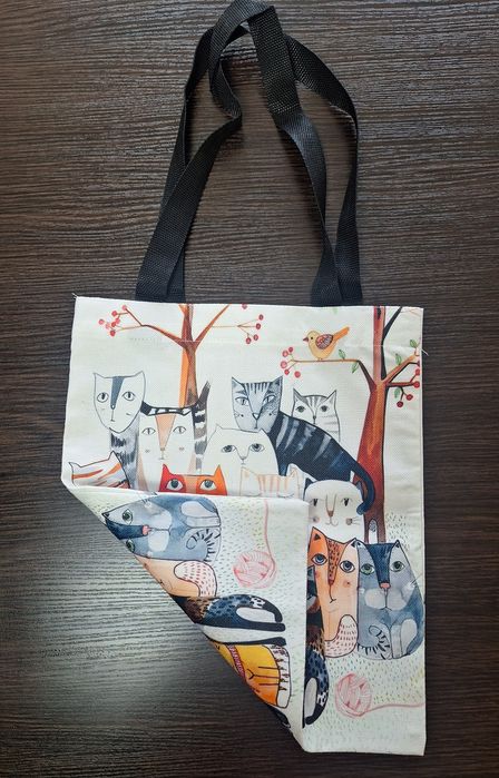 Сумка - шопер  з котиками