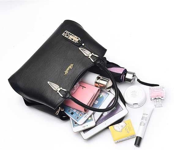 Czarna skórzana torebka BESTOU na ramię