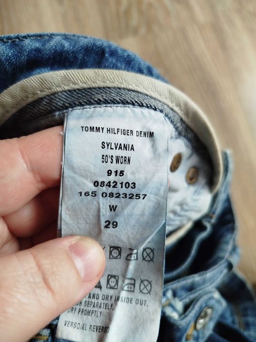 Jeansy damskie Tommy Hilfiger denim retro vinted