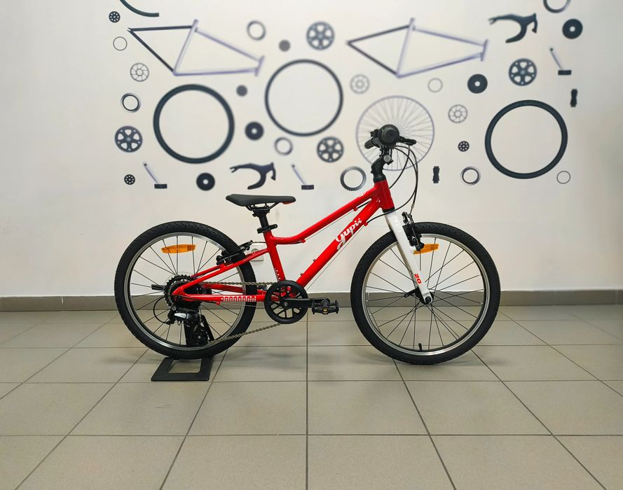 Rower dziecięcy Yupii 20″ czerwony